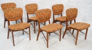 Appraisal: FINN JUHL Teak Dining Chairs for NIELS VODDER Modern side