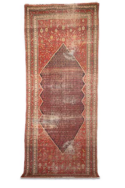 Appraisal: A Malayer long carpet Central Persia A Malayer long carpet