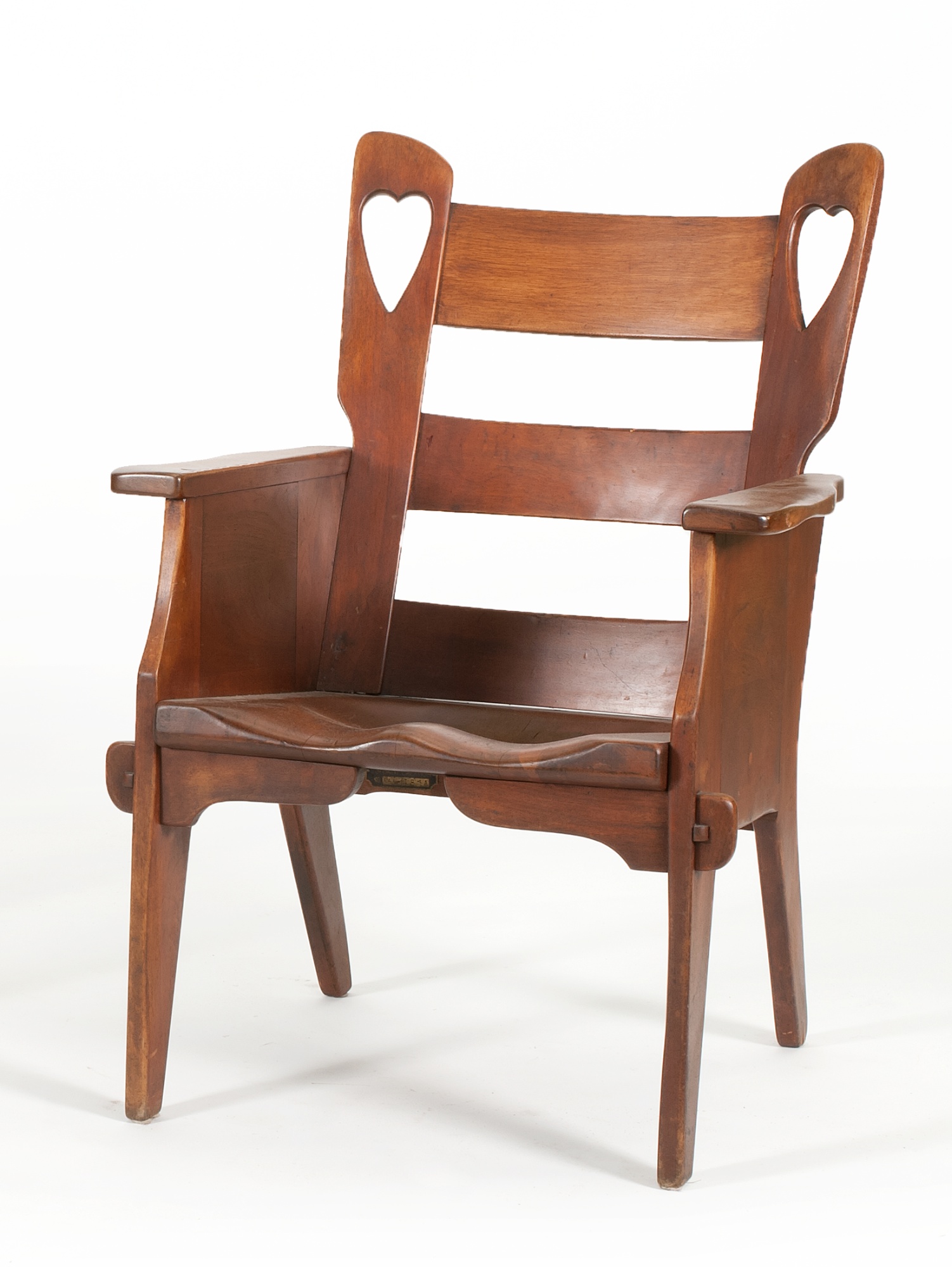 Appraisal: UNUSUAL ARMCHAIR BY THE H T CUSHMAN COMPANY th CenturyIn