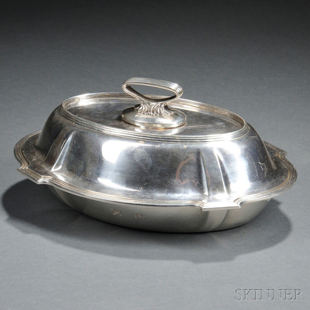 Appraisal: Gorham Plymouth Pattern Sterling Silver Covered Vegetable Tureen Providence Rhode