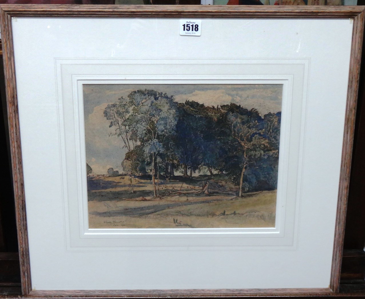 Appraisal: Claude Muncaster - Trees in Bignor Park early morning signed