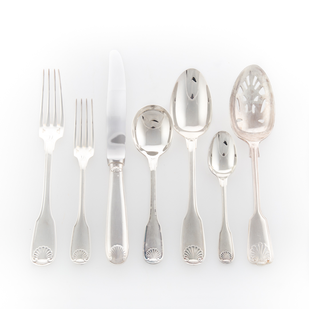 Appraisal: Christofle silverplated flatware service for in the Vendome-Arcantia pattern including