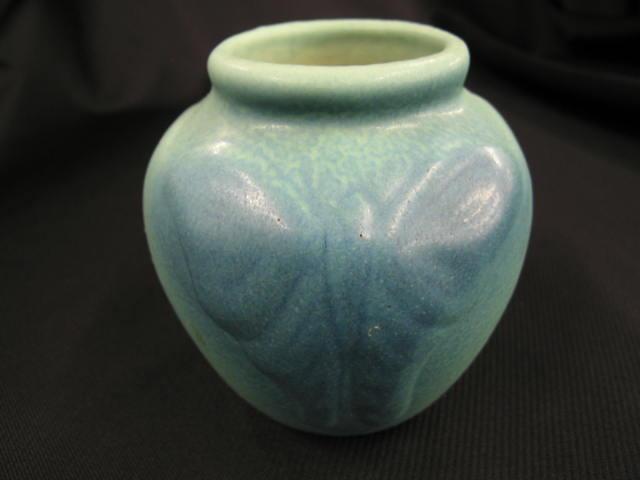 Appraisal: Van Briggle Art Pottery Vase whales tail or butterfly decor