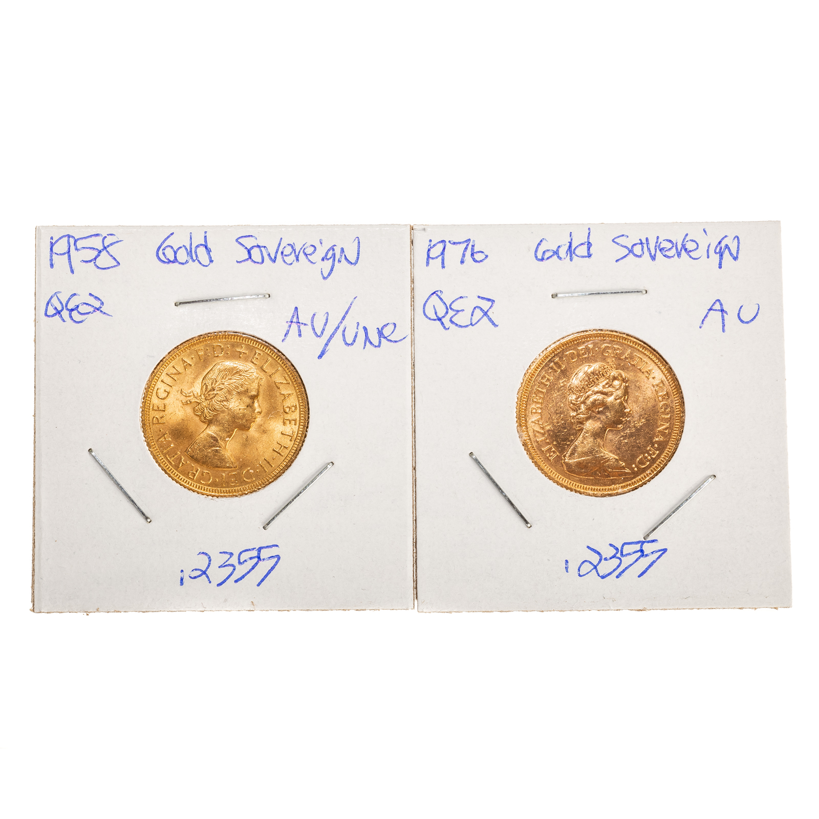 Appraisal: QE GOLD SOVEREIGNS AGW -