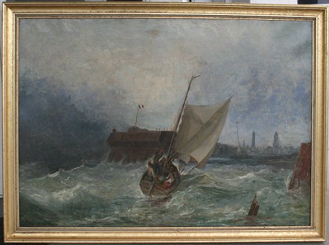 Appraisal: WEBB William Edward British - attrib Large th century Maritime