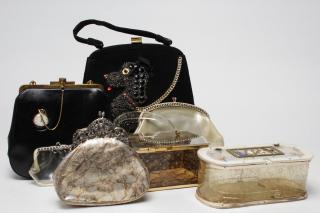 Appraisal: Vintage Handbags Group of circa s Vintage handbags and purses