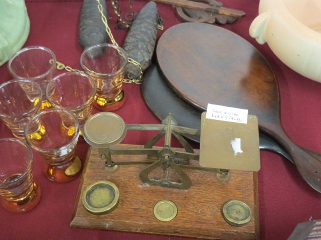 Appraisal: Estate Lot scale hand mirrors cordials