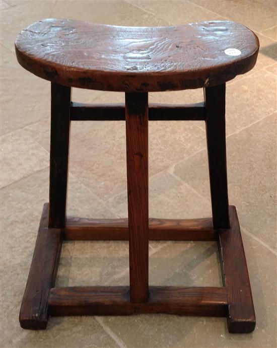 Appraisal: Sale Lot A Wooden Stool Height inches Florida