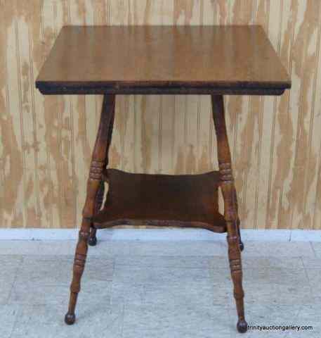 Appraisal: Antique c 's Oak Side TableThis is for a nice