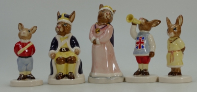 Appraisal: Royal Doulton rare set of Bunnykins figures The Royal Family