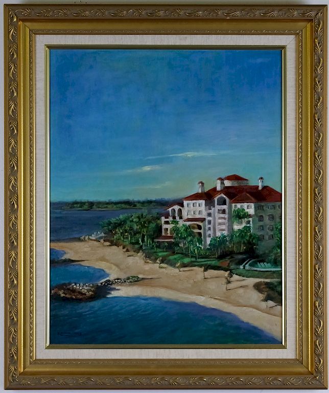 Appraisal: Kohar American Coastal Seascape Art Oil Painting Signed original oil