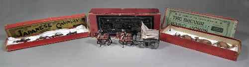 Appraisal: Three boxed sets of Britains lead soldiers comprising - Royal