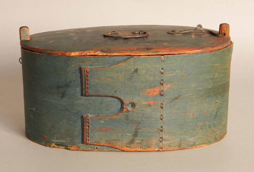 Appraisal: Scandinavian painted box dated x