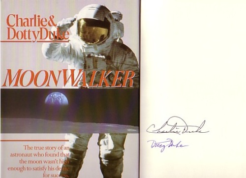 Appraisal: DUKE CHARLIE and DOTTY Moonwalker Autobiography Approximately x inches and