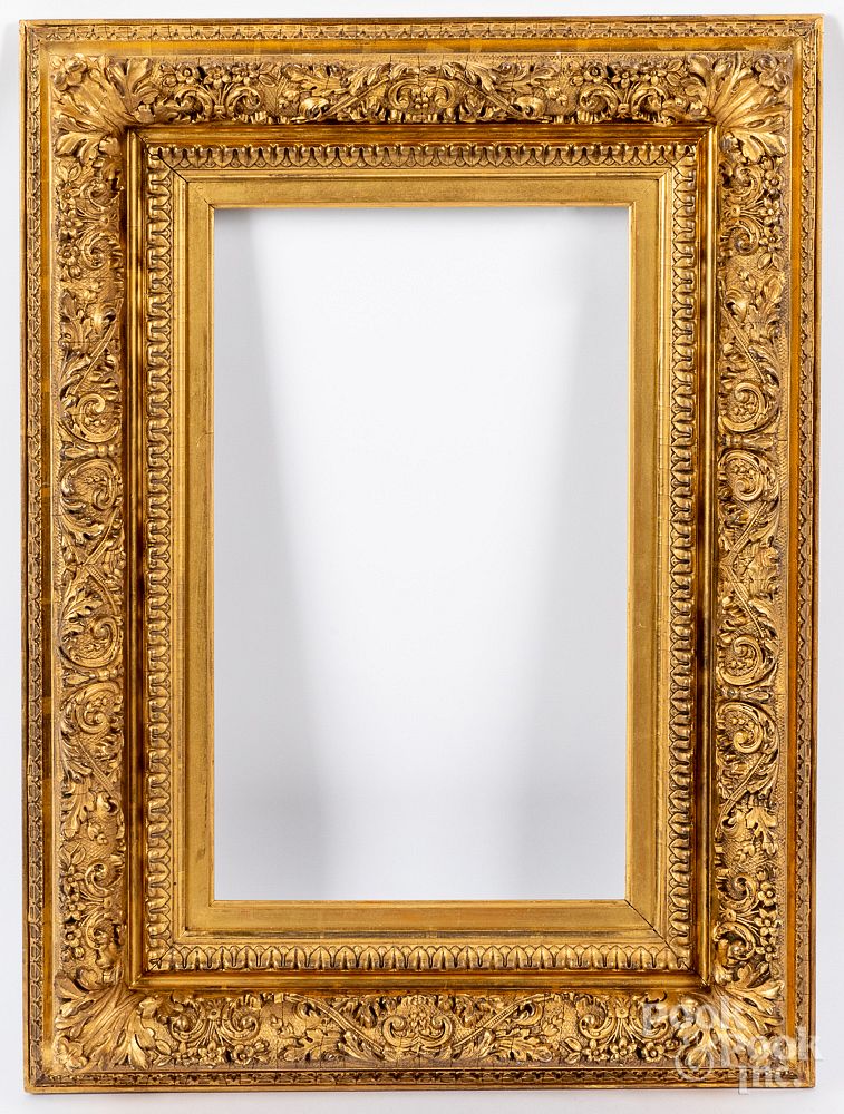 Appraisal: Victorian giltwood frame th c Victorian giltwood frame th c