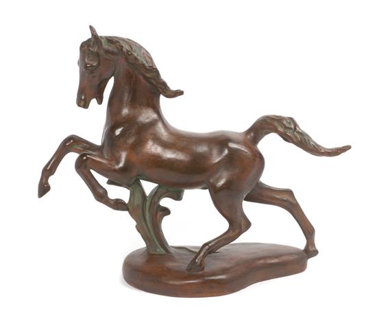 Appraisal: Sale Lot A Terracotta Figure of a Horse second half