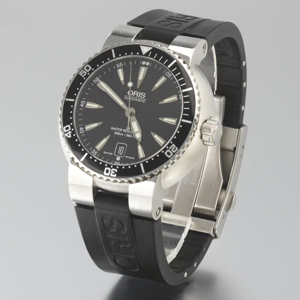 Appraisal: ORIS AUTOMATIC DIVE WATCH mm head will fit wrist Black