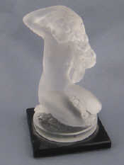 Appraisal: A Lalique glass statuette of a naked girl signed Lalique