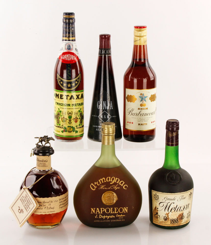 Appraisal: - Assorted Spirits Six bottles of spirits including one Limited