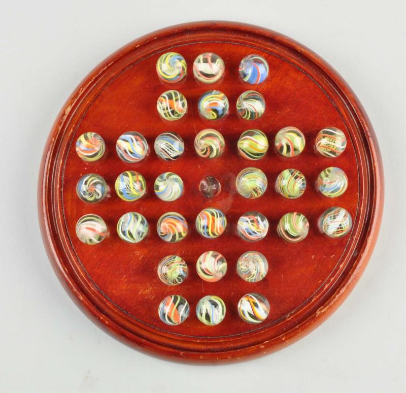 Appraisal: General Grant Board with English Marbles Marbles to Dia Board