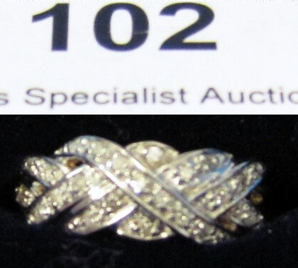 Appraisal: CT Celtic Diamond Ring size N retail price