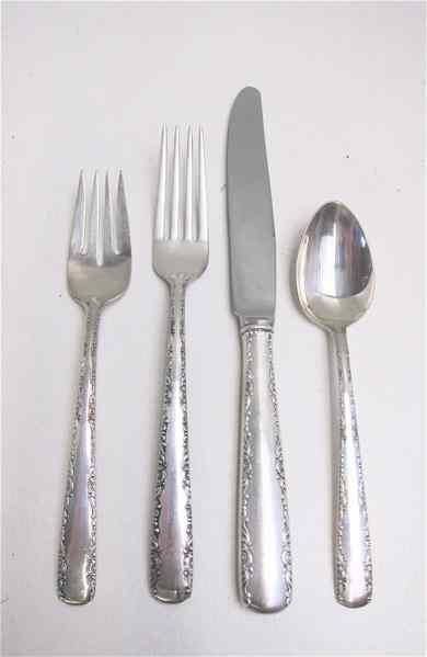 Appraisal: FORTY-FOUR PIECE GORHAM STERLING FLATWARE SET in the ''Camellia'' pattern