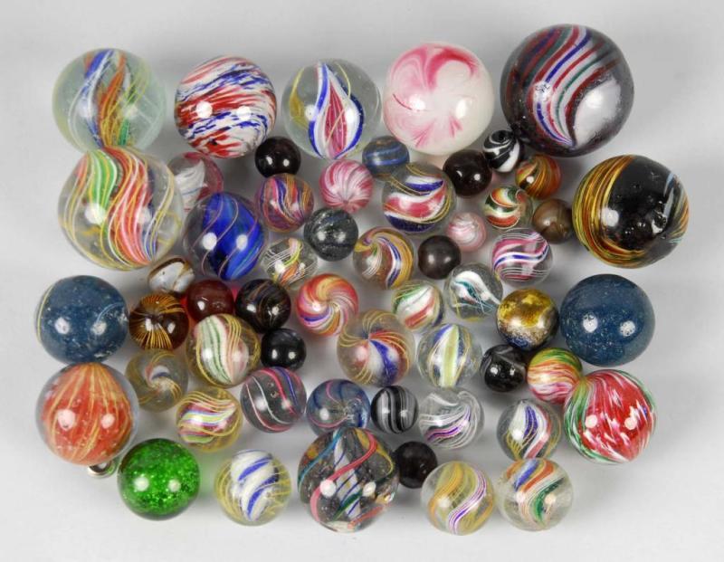 Appraisal: Lot of Assorted Marbles Description Handmade Some examples are Indian