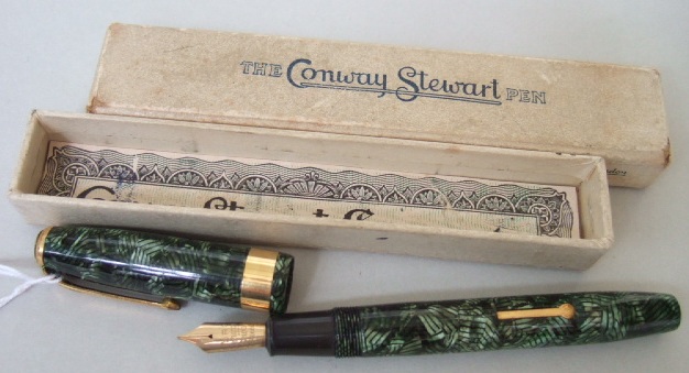 Appraisal: A Conway Stewart fountain pen 'Executive ' with guarantee boxed