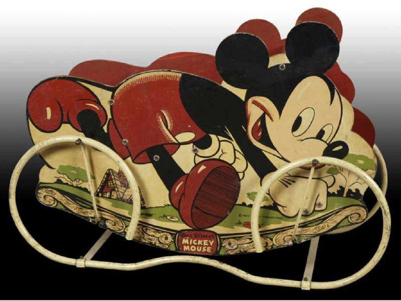 Appraisal: Walt Disney Mickey Mouse Rocker Toy Description '' L x