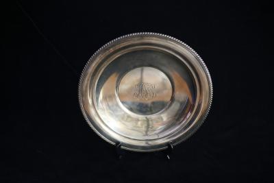 Appraisal: An American sterling silver charger Gorham impressed number with central