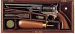 Appraisal: CASED PRESENTATION COLT MODEL NAVY REVOLVER Cal SN Spectacular Navy