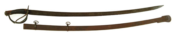 Appraisal: CONFEDERATE CAVALRY SABER This is the type associated with the