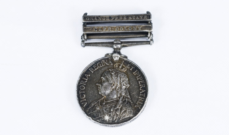 Appraisal: Anglo Boer War Queens South Africa Medal With Clasps Orange