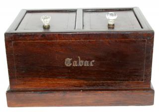 Appraisal: French Tobacco box in rosewood French Tobacco box in rosewood