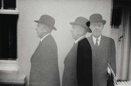 Appraisal: MICHALS DUANE - Rene Magritte Silver print x inches x