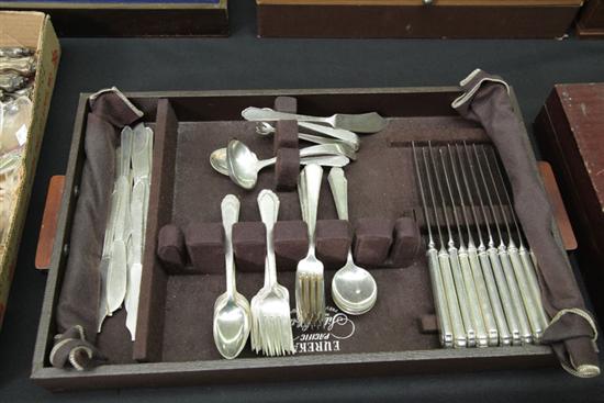 Appraisal: SET OF LUNT STERLING SILVER FLATWARE In the William Mary