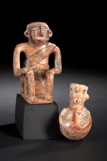 Appraisal: Miniature Pre-Columbian Anthropomorphic Figure of unknown Central American culture possibly