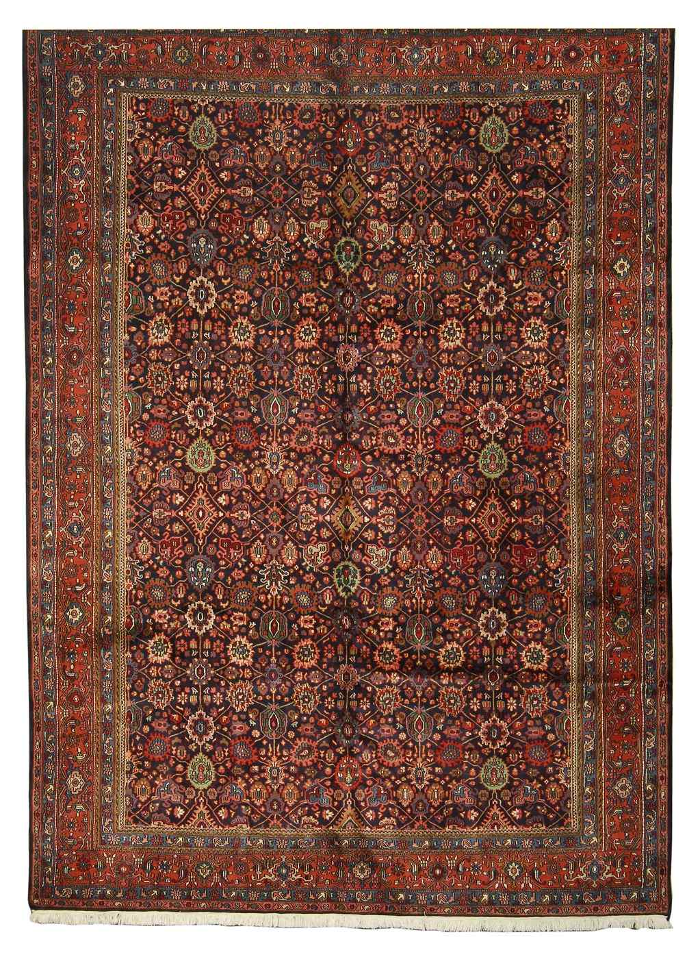 Appraisal: ORIENTAL RUG FERAGHAN-DESIGN ' x ' '' With multiple rows