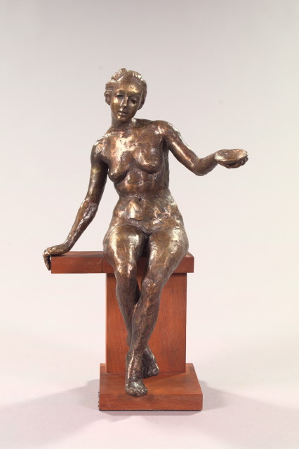 Appraisal: Patinated Bronze Figure of a Nude Female second quarter th