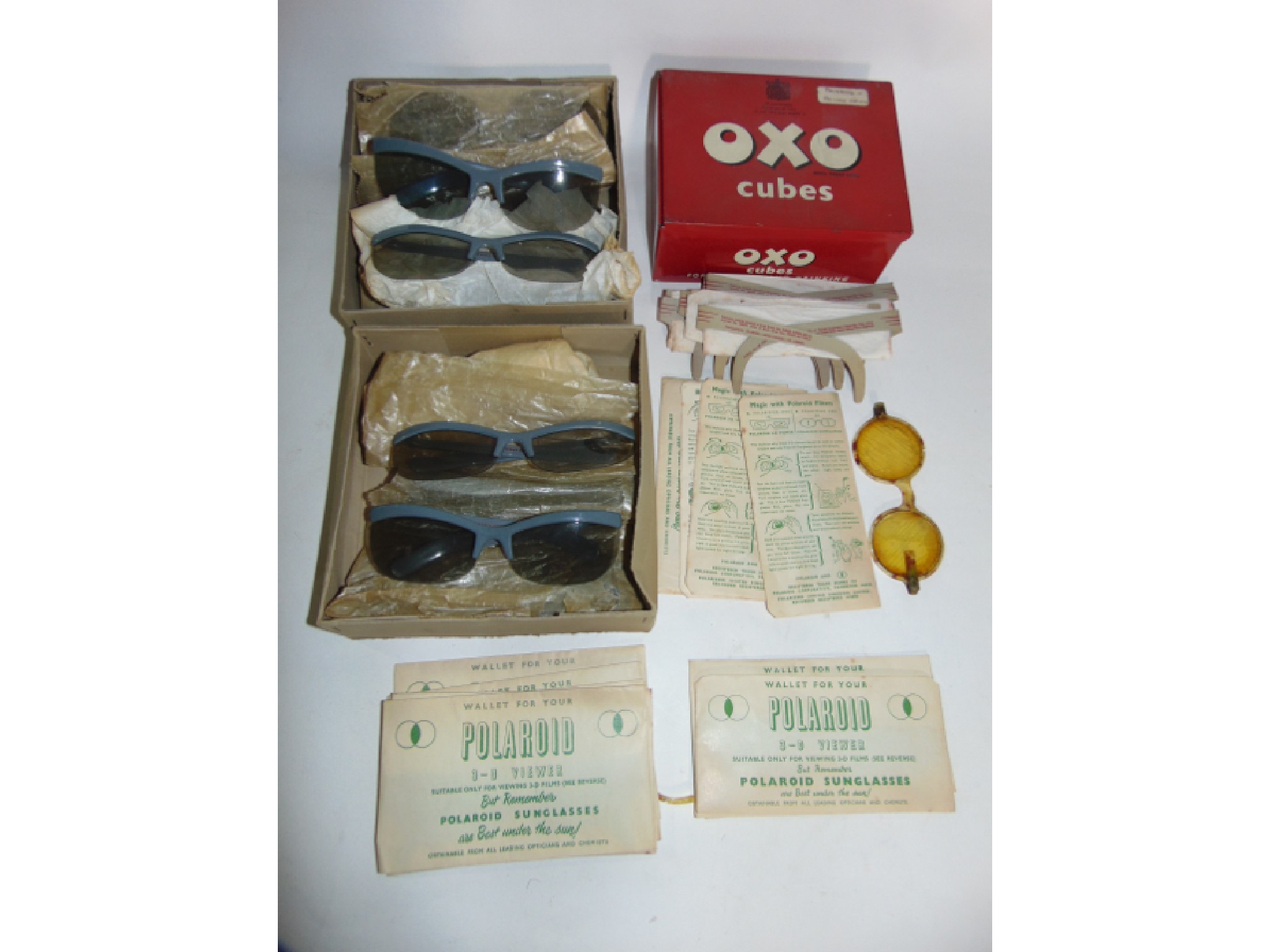 Appraisal: Oxo tins containing a collection of unusual collection of D