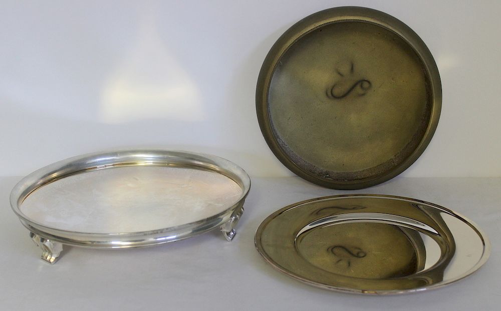 Appraisal: SILVER David Andersen Silver Hollow Ware Grouping Includes a David