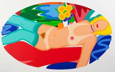 Appraisal: Tom Wesselmann American - Beautiful Bedroom Kate Screenprint signed and