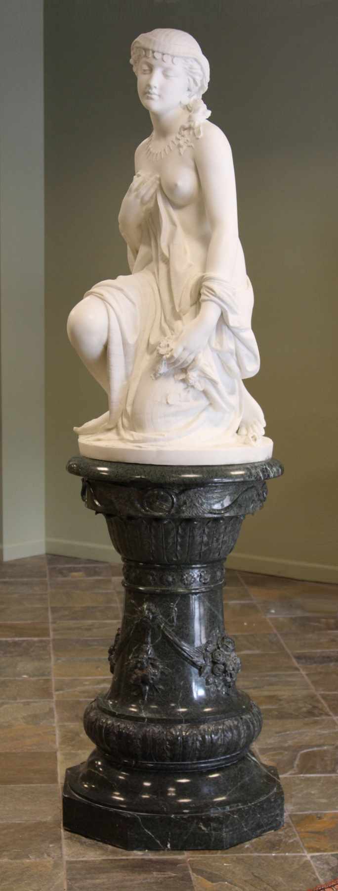 Appraisal: Raffaello Romanelli Italian - ''Sulamitide'' Marble Sculpture Sgn R Romanelli