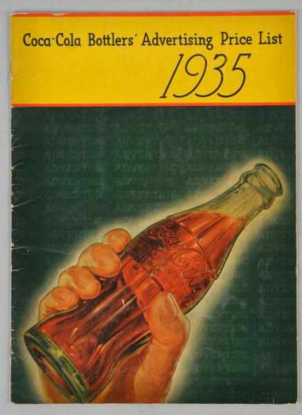 Appraisal: Coca-Cola Advertising Price List Book -page book with lots of