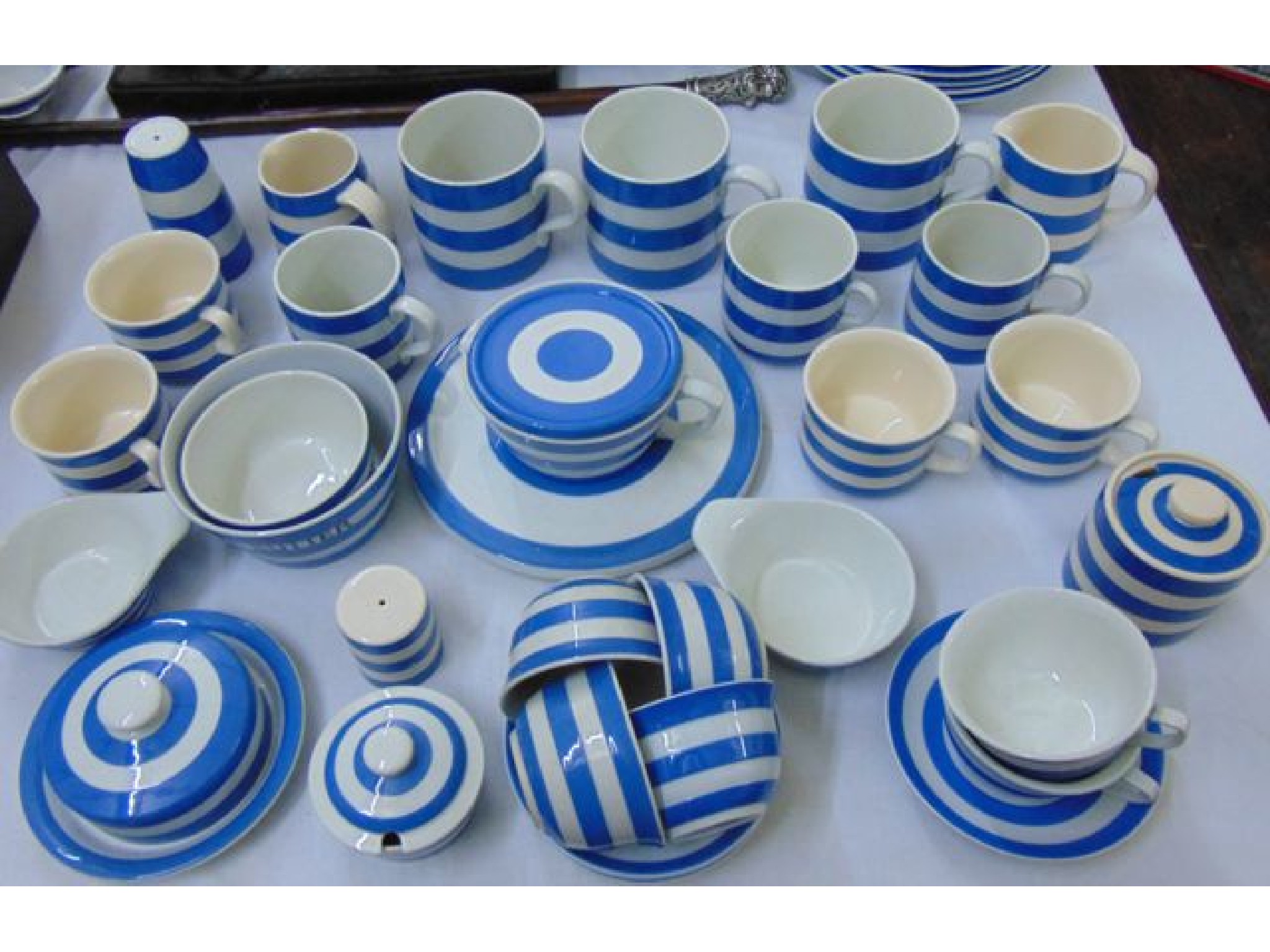 Appraisal: A collection of T G Green blue and white banded