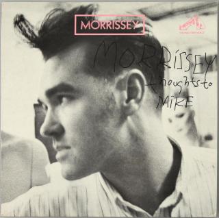 Appraisal: Morrisey - A signed copy of the album 'Pregnant For