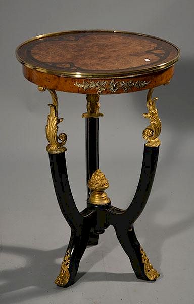 Appraisal: th th C Taboret Table th th C round taboret