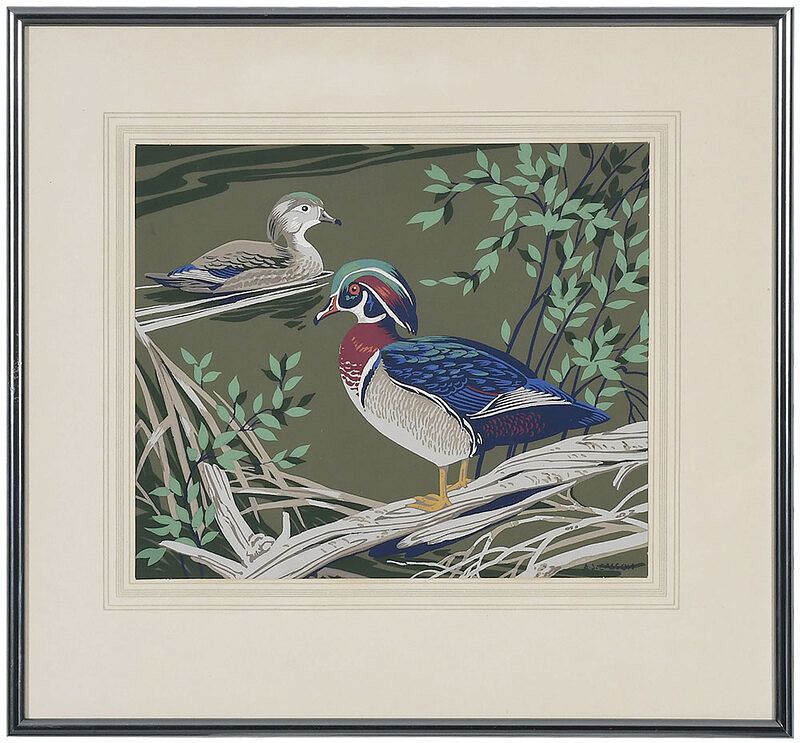 Appraisal: Alfred Joseph Casson Canadian - Wood Ducks signed lower right