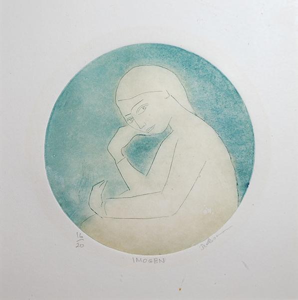 Appraisal: ROBERT DICKERSON born Imogen etching ed cm diameter No Entry