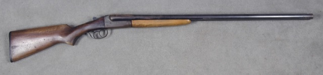 Appraisal: J C Higgins Model Side-by-Side Shotgun GA No serial This